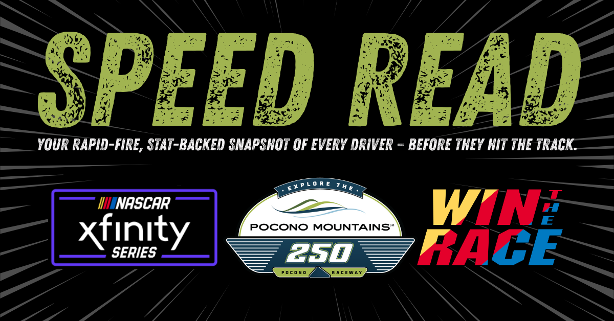 SPEED READ – XFINITY SERIES AT POCONO